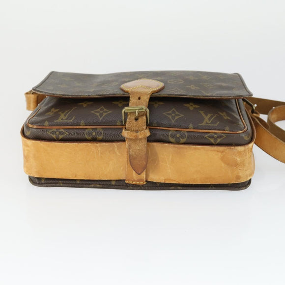 LOUIS VUITTON Monogram Cartouchiere GM Shoulder Bag M51252 LV Auth BA10012