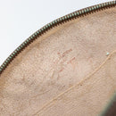 LOUIS VUITTON Monogram Trousse Demi Ronde Cosmetic Pouch M47520 LV Auth BA10019-9