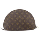LOUIS VUITTON Monogram Trousse Demi Ronde Cosmetic Pouch M47520 LV Auth BA10019-2