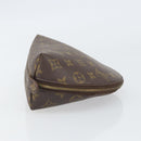 LOUIS VUITTON Monogram Trousse Demi Ronde Cosmetic Pouch M47520 LV Auth BA10019-3