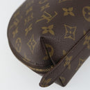 LOUIS VUITTON Monogram Trousse Demi Ronde Cosmetic Pouch M47520 LV Auth BA10020-16