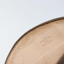 LOUIS VUITTON Monogram Trousse Demi Ronde Cosmetic Pouch M47520 LV Auth BA10020-9