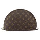 LOUIS VUITTON Monogram Trousse Demi Ronde Cosmetic Pouch M47520 LV Auth BA10020-13