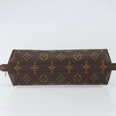 LOUIS VUITTON Monogram Trousse Demi Ronde Cosmetic Pouch M47520 LV Auth BA10020-6