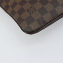LOUIS VUITTON Damier Ebene Pochette Merwiel Shoulder Bag N51127 LV Auth BA10021-17