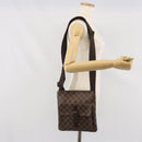 LOUIS VUITTON Damier Ebene Pochette Merwiel Shoulder Bag N51127 LV Auth BA10021-23
