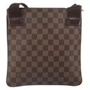 LOUIS VUITTON Damier Ebene Pochette Merwiel Shoulder Bag N51127 LV Auth BA10021-2
