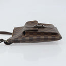 LOUIS VUITTON Damier Ebene Pochette Merwiel Shoulder Bag N51127 LV Auth BA10021-4