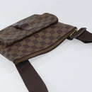 LOUIS VUITTON Damier Ebene Pochette Merwiel Shoulder Bag N51127 LV Auth BA10021-6