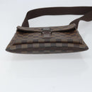 LOUIS VUITTON Damier Ebene Pochette Merwiel Shoulder Bag N51127 LV Auth BA10021-5