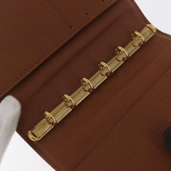 LOUIS VUITTON Monogram Agenda PM Day Planner Cover R20005 LV Auth BA10026