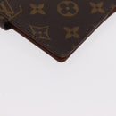 LOUIS VUITTON Monogram Agenda PM Tagesplaner Hülle R20005 LV Auth BA10027-15