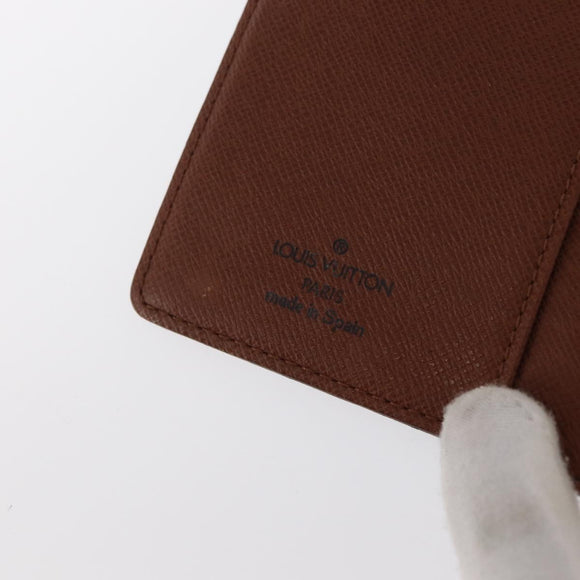 LOUIS VUITTON Monogram Agenda PM Day Planner Cover R20005 LV Auth BA10027