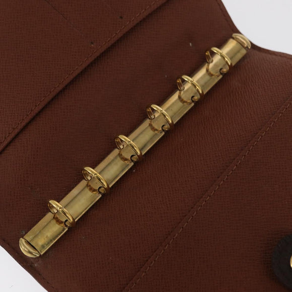 LOUIS VUITTON Monogram Agenda PM Day Planner Cover R20005 LV Auth BA10027