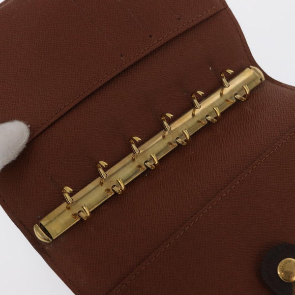 LOUIS VUITTON Monogram Agenda PM Tagesplaner Hülle R20005 LV Auth BA10027