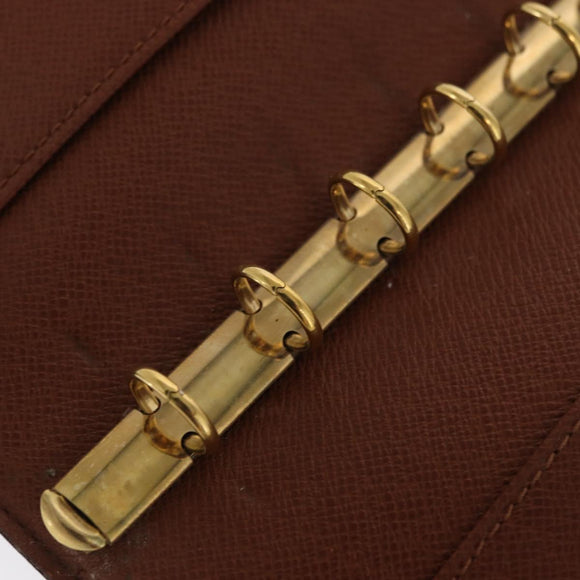 LOUIS VUITTON Monogram Agenda PM Tagesplaner Hülle R20005 LV Auth BA10027