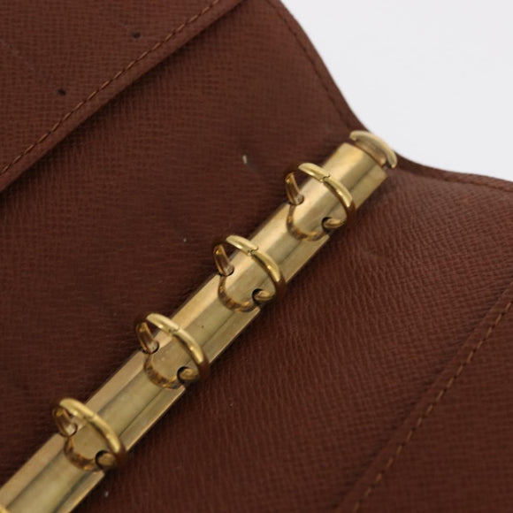 LOUIS VUITTON Monogram Agenda PM Tagesplaner Hülle R20005 LV Auth BA10027