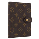 LOUIS VUITTON Monogram Agenda PM Tagesplaner Hülle R20005 LV Auth BA10027-1