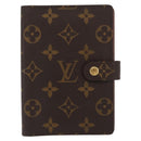 LOUIS VUITTON Monogram Agenda PM Tagesplaner Hülle R20005 LV Auth BA10027-13