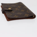 LOUIS VUITTON Monogram Agenda PM Tagesplaner Hülle R20005 LV Auth BA10027-5