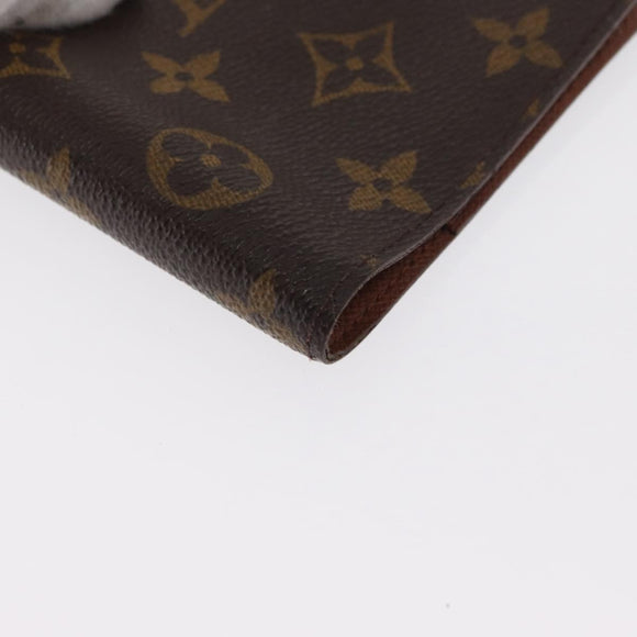 LOUIS VUITTON Monogram Agenda PM Tagesplaner Hülle R20005 LV Auth BA10027