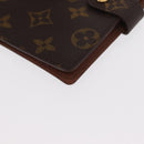 LOUIS VUITTON Monogram Agenda PM Tagesplaner Hülle R20005 LV Auth BA10027-14