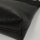 Salvatore Ferragamo Shoulder Bag Leather Black Gold Auth BA1003-11