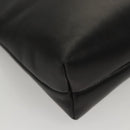 Salvatore Ferragamo Shoulder Bag Leather Black Gold Auth BA1003-12