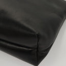 Salvatore Ferragamo Shoulder Bag Leather Black Gold Auth BA1003-17
