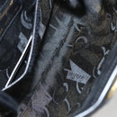 Salvatore Ferragamo Shoulder Bag Leather Black Gold Auth BA1003-16