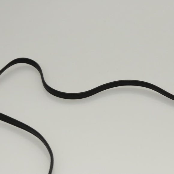 Salvatore Ferragamo Shoulder Bag Leather Black Gold Auth BA1003