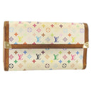 LOUIS VUITTON Multicolor Porte Tresor International Wallet M92659 Auth BA10030-1