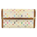 LOUIS VUITTON Multicolor Porte Tresor International Wallet M92659 Auth BA10030-13