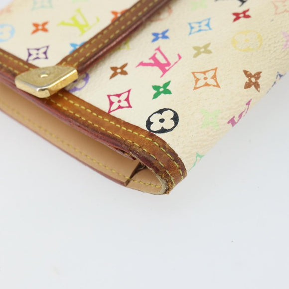 LOUIS VUITTON Multicolor Porte Tresor International Wallet M92659 Auth BA10030