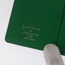 LOUIS VUITTON Yayoi Kusama Agenda PM Day Planner Cover Green R21133 Auth BA10034-18