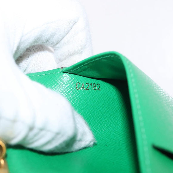 LOUIS VUITTON Yayoi Kusama Agenda PM Day Planner Cover Green R21133 Auth BA10034