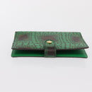 LOUIS VUITTON Yayoi Kusama Agenda PM Day Planner Cover Green R21133 Auth BA10034-3