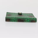 LOUIS VUITTON Yayoi Kusama Agenda PM Day Planner Cover Green R21133 Auth BA10034-4