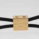 LOUIS VUITTON Hair Tie metal Silver M80266 LV Auth BA10036SM-8