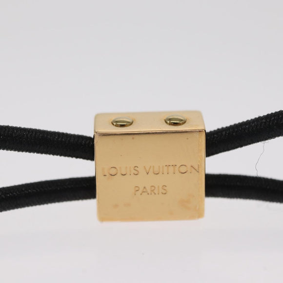 LOUIS VUITTON Hair Tie metal Silver M80266 LV Auth BA10036SM