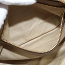 Chloe Hand Bag Leather 2way Brown Gold Auth BA1004-22