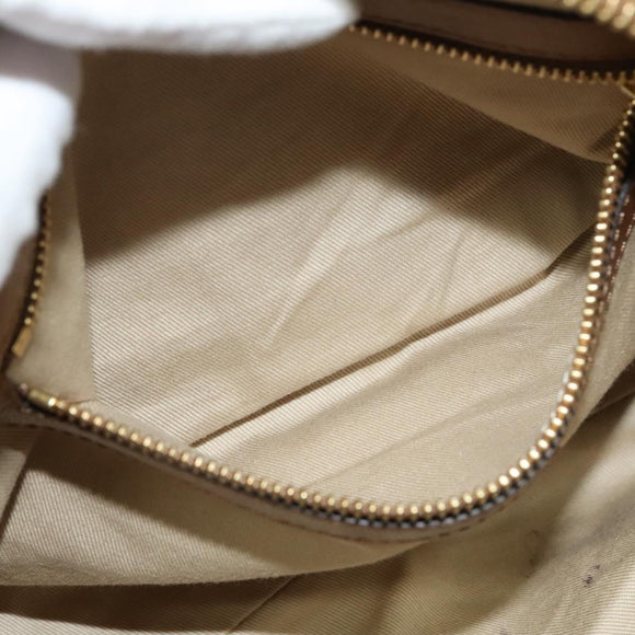 Chloe Hand Bag Leather 2way Brown Gold Auth BA1004