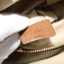 Chloe Hand Bag Leather 2way Brown Gold Auth BA1004-12