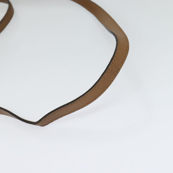 Chloe Hand Bag Leather 2way Brown Gold Auth BA1004