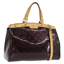 LOUIS VUITTON Monogram Vernis Blair MM Bag 2way Amarante M91619 LV Auth BA10041-1