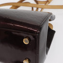 LOUIS VUITTON Monogram Vernis Blair MM Bag 2way Amarante M91619 LV Auth BA10041-17