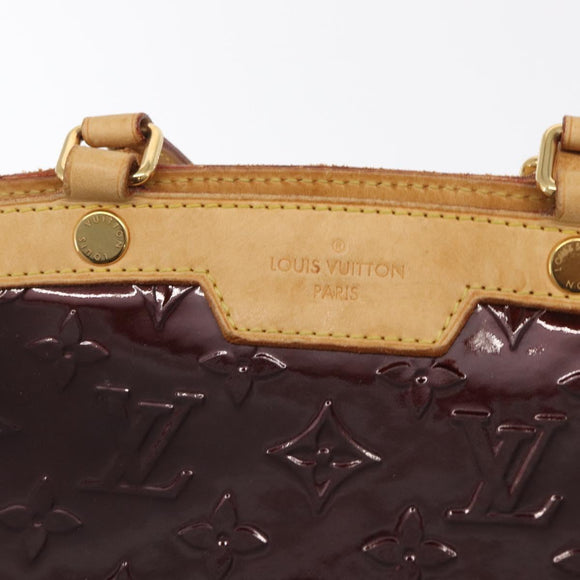 LOUIS VUITTON Monogram Vernis Blair MM Bag 2way Amarante M91619 LV Auth BA10041