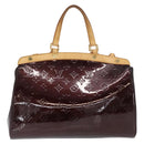 LOUIS VUITTON Monogram Vernis Blair MM Bag 2way Amarante M91619 LV Auth BA10041-2