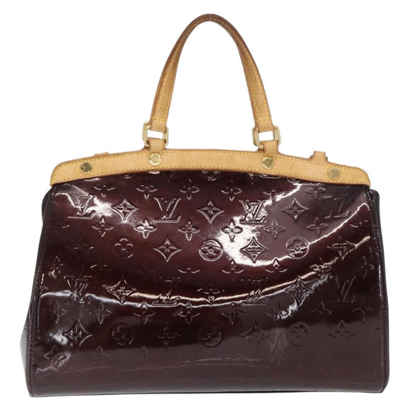 LOUIS VUITTON Monogram Vernis Blair MM Bag 2way Amarante M91619 LV Auth BA10041