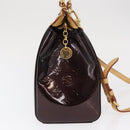 LOUIS VUITTON Monogram Vernis Blair MM Bag 2way Amarante M91619 LV Auth BA10041-4